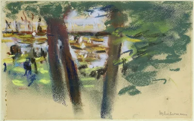 At the Ahlenhorster Fahrhaus, 1909